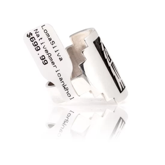 Eagle .925 Sterling Silver Handmade Hopi Native American Ring 26232 Eagle .925 Sterling Silver Handmade Hopi Native American Ring 26232