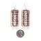 Sun .925 Sterling Silver Pure Copper Handmade Navajo Native American Dangle Earrings 27171-1 Sun .925 Sterling Silver Pure Copper Handmade Navajo Native American Dangle Earrings 27171-1