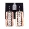 Sun .925 Sterling Silver Pure Copper Handmade Navajo Native American Dangle Earrings 27171-1 Sun .925 Sterling Silver Pure Copper Handmade Navajo Native American Dangle Earrings 27171-1