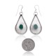 Drop Natural Turquoise .925 Sterling Silver Certified Authentic Navajo Native American Handmade Dangle Earrings 27269 Drop Natural Turquoise .925 Sterling Silver Certified Authentic Navajo Native American Handmade Dangle Earrings 27269
