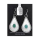 Drop Natural Turquoise .925 Sterling Silver Certified Authentic Navajo Native American Handmade Dangle Earrings 27269 Drop Natural Turquoise .925 Sterling Silver Certified Authentic Navajo Native American Handmade Dangle Earrings 27269
