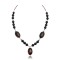 Natural Black Onyx Turquoise Tigers Eye .925 Sterling Silver Certified Authentic Navajo Native American Necklace 370847177388