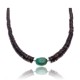 Graduated Heishi and Natural Turquoise .925 Sterling Silver Certified Authentic Navajo Native American Necklace 370856126416