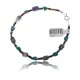 .925 Sterling Silver Navajo Native American Natural Turquoise and Lapis Link Bracelet 390755503726 .925 Sterling Silver Navajo Native American Natural Turquoise and Lapis Link Bracelet 390755503726