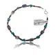 .925 Sterling Silver Navajo Native American Natural Turquoise and Lapis Link Bracelet 390755503726 .925 Sterling Silver Navajo Native American Natural Turquoise and Lapis Link Bracelet 390755503726