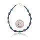 .925 Sterling Silver Navajo Native American Natural Turquoise and Lapis Link Bracelet 390755503726 .925 Sterling Silver Navajo Native American Natural Turquoise and Lapis Link Bracelet 390755503726