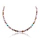 Natural Turquoise and Jasper .925 Sterling Silver Certified Authentic Navajo Native American Necklace 390822545875