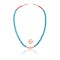.925 Sterling Silver Navajo Native American Coral Magnesite Spiny Oyster Necklace 750248 .925 Sterling Silver Navajo Native American Coral Magnesite Spiny Oyster Necklace 750248