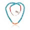 .925 Sterling Silver Navajo Native American Coral Magnesite Spiny Oyster Necklace 750248 .925 Sterling Silver Navajo Native American Coral Magnesite Spiny Oyster Necklace 750248