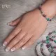 Navajo Native American Natural Turquoise and AMETHYST Adjustable Wrap Bracelet 12739-1 Navajo Native American Natural Turquoise and AMETHYST Adjustable Wrap Bracelet 12739-1
