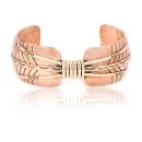 Navajo Native American Pure Copper and Brass Cuff Bracelet 12758-1
