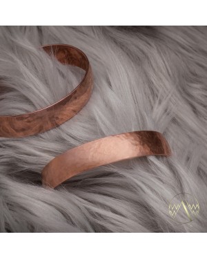 Pure Copper Certified Authentic Handmade Navajo Native American Hammered Cuff Bracelet 12875