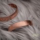 Pure Copper Certified Authentic Handmade Navajo Native American Hammered Cuff Bracelet 12875