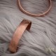 Pure Copper Certified Authentic Handmade Navajo Native American Hammered Cuff Bracelet 12875
