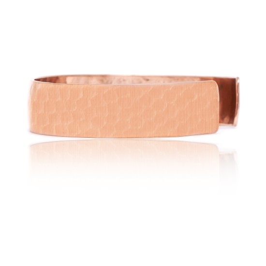 Pure Copper Certified Authentic Handmade Navajo Native American Hammered Cuff Bracelet 12875