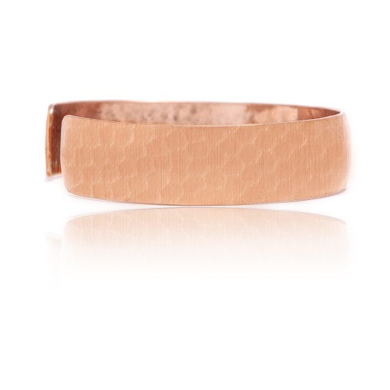 Pure Copper Certified Authentic Handmade Navajo Native American Hammered Cuff Bracelet 12875