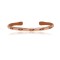 Feather Pure Copper Certified Authentic Handmade Navajo Native American Cuff Bracelet 12887-1