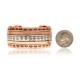 Pure Copper .925 Sterling Silver Certified Authentic Navajo Native American Handmade Cuff Bracelet 12951 Pure Copper .925 Sterling Silver Certified Authentic Navajo Native American Handmade Cuff Bracelet 12951