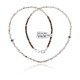.925 Sterling Silver Certified Authentic Navajo Native American Natural White and Turquoise Chain Necklace 15975-8 .925 Sterling Silver Certified Authentic Navajo Native American Natural White and Turquoise Chain Necklace 15975-8