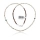 .925 Sterling Silver Certified Authentic Navajo Native American Natural White and Turquoise Chain Necklace 15975-8 .925 Sterling Silver Certified Authentic Navajo Native American Natural White and Turquoise Chain Necklace 15975-8