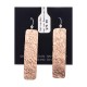 Pure Copper Certified Authentic Navajo Native American Hammered Dangle Earrings 18244 Pure Copper Certified Authentic Navajo Native American Hammered Dangle Earrings 18244