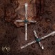 Cross .925 Sterling Silver Certified Authentic Handmade Navajo Native American Natural Turquoise Pendant 24373 Cross .925 Sterling Silver Certified Authentic Handmade Navajo Native American Natural Turquoise Pendant 24373