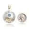 Horse 12kt Gold Filled and .925 Sterling Silver Handmade Very Delicate Navajo Native American Natural Turquoise Pendant 24510-1 Horse 12kt Gold Filled and .925 Sterling Silver Handmade Very Delicate Navajo Native American Natural Turquoise Pendant 24510-1