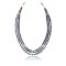 Large .925 Sterling Silver Certified Authentic 3 Strand Navajo Native American Natural Turquoise Freshwater Pearl Necklace 750163