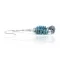 Natural Turquoise .925 Sterling Silver Navajo Native American Dangle Earrings 18153 Natural Turquoise .925 Sterling Silver Navajo Native American Dangle Earrings 18153