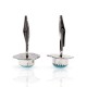 Natural Turquoise .925 Sterling Silver Certified Authentic Navajo Native American Handmade Cuff Links 19110-1