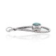 Drop Turquoise .925 Sterling Silver Certified Authentic Navajo Native American Handmade Pendant 24553