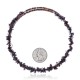Red Tigers Eye Certified Authentic Navajo Native American Adjustable Choker Wrap Necklace 25571
