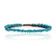 Natural Turquoise and Coral Certified Authentic Navajo Native American Adjustable Choker Wrap Necklace 25581