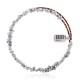 White Howlite Certified Authentic Navajo Native American Adjustable Choker Wrap Necklace 25583