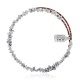 White Howlite Certified Authentic Navajo Native American Adjustable Choker Wrap Necklace 25583