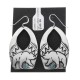 Bear Cloud Sun Natural Turquoise .925 Sterling Silver Certified Authentic Navajo Native American Handmade Dangle Earrings 27215