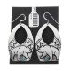 Bear Cloud Sun Natural Turquoise .925 Sterling Silver Certified Authentic Navajo Native American Handmade Dangle Earrings 27215