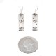 Heart Arrow .925 Sterling Silver Certified Authentic Handmade Navajo Native American Earrings 27259-2