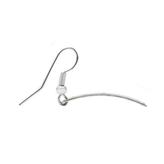 Lines .925 Sterling Silver Certified Authentic Handmade Navajo Native American Earrings 27259-5