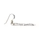 .925 Sterling Silver Handmade Navajo Native American Earrings 18312 .925 Sterling Silver Handmade Navajo Native American Earrings 18312