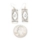 Bear .925 Sterling Silver Certified Authentic Handmade Navajo Native American Earrings 18312-2