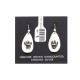 Bear Paw .925 Sterling Silver Certified Authentic Handmade Navajo Native American Earrings 18311