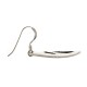 Drop Snake .925 Sterling Silver Certified Authentic Handmade Navajo Native American Earrings 18311-2