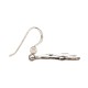 Shaped Bear .925 Sterling Silver Certified Authentic Handmade Navajo Native American Earrings 18312-3