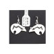 Shaped Bear .925 Sterling Silver Certified Authentic Handmade Navajo Native American Earrings 18312-3