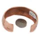 .925 Sterling Silver Navajo Handmade Pure Copper Native American Bracelet 12984 .925 Sterling Silver Navajo Handmade Pure Copper Native American Bracelet 12984