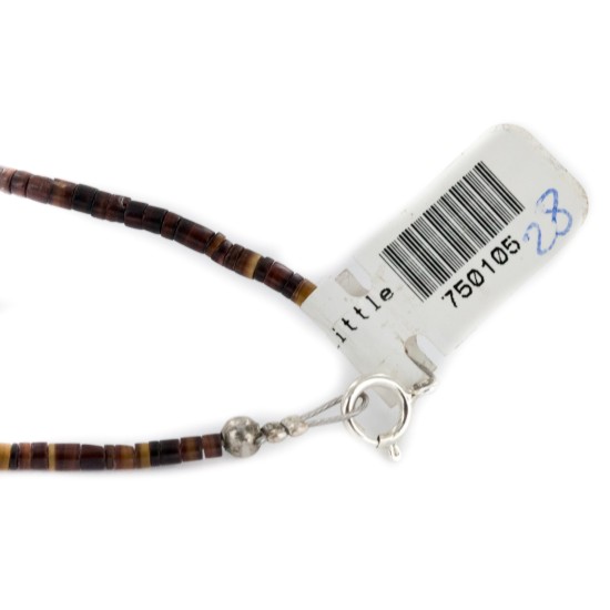 2 Strand Certified Authentic Navajo .925 Sterling Silver Natural Turquoise Native American Necklace 750105-28