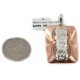 Horneytoad Navajo .925 Sterling Silver Handmade Certified Authentic Pure Copper Native American Pendant 17055-5
