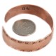 Handmade Certified Authentic Navajo Pure Copper Native American Bracelet 12988