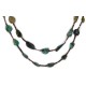 2 Strand Certified Authentic Navajo .925 Sterling Silver Natural Turquoise Native American Necklace 16006-66 2 Strand Certified Authentic Navajo .925 Sterling Silver Natural Turquoise Native American Necklace 16006-66